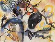 Wassily Kandinsky Fekete Folt oil painting